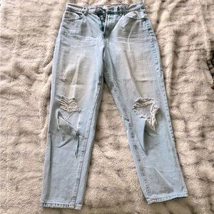 Ripped Mom Jeans